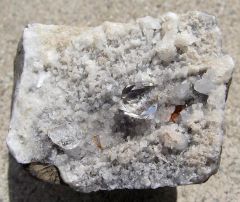 Quartz diamant, Calcite et Ankérite