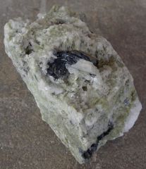 Hématite sur Albite